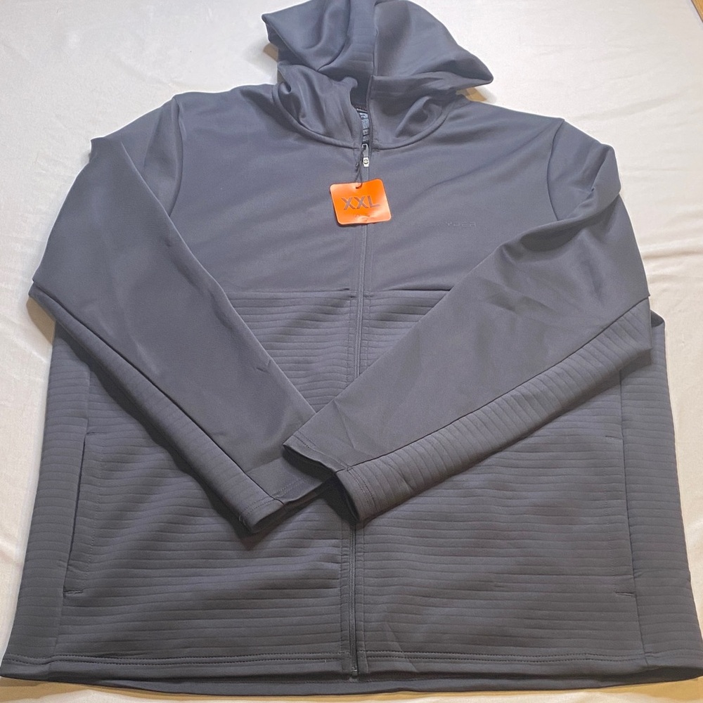 Spyder Active Men's‎ Blue Hooded Performance Jacket